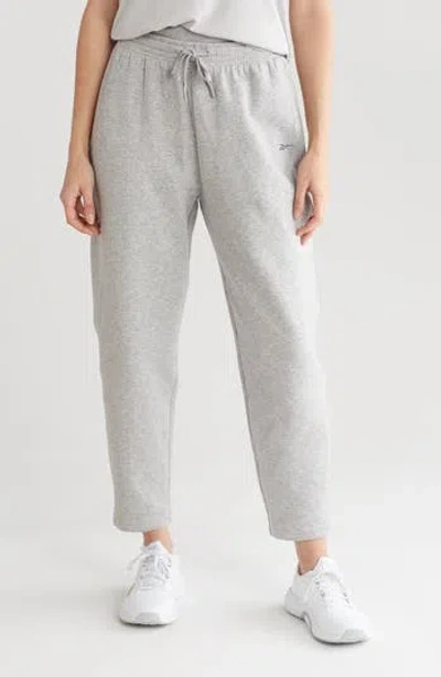 Reebok Dream Blend Cotton Sweatpants In Medium Grey Heather