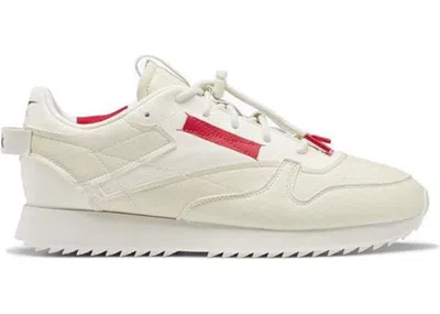 Pre-owned Reebok Eebok Eebok Classic Leathe Vegan Miy Milk Makeup Equipment Oom Sneakes Sneakers In Vintage Chalk S23
