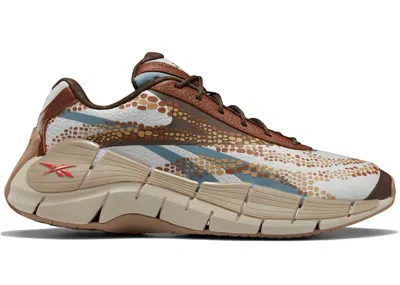 Pre-owned Reebok Eebok Zig Kinetica 2.5 Juassic Wold Sneakes In Sneakers In Stark Grey/peat S18