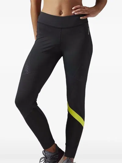 Reebok Elastic-waist Leggings In Black