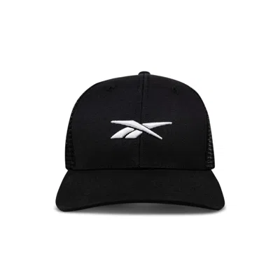 Reebok Embroidered Vector Trucker Cap In Multi