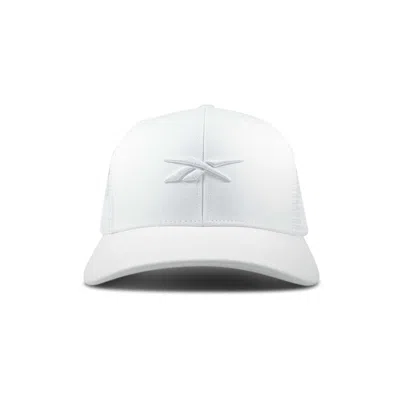 Reebok Embroidered Vector Trucker Cap In White