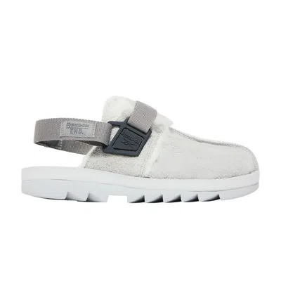 Pre-owned Reebok End. X Beatnik Sandal 'reported Sightings - Abominable Snowman' In White