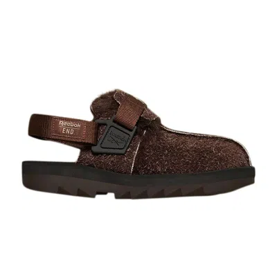 Pre-owned Reebok End. X Beatnik Sandal 'reported Sightings - Big Foot' In Brown