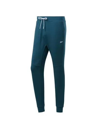 Reebok Essentials Linear Logo Track Pants In Blue