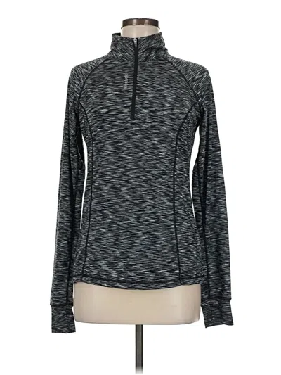 Pre-owned Reebok Fleece Jacket In Gray