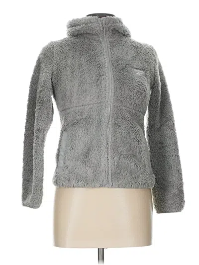 Pre-owned Reebok Fleece Jacket In Gray