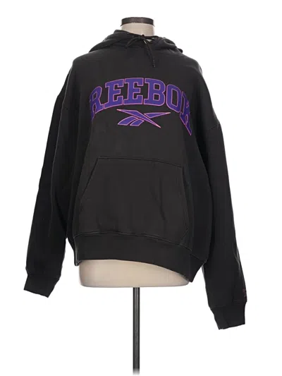 Pre-owned Reebok Fleece Jacket In Purple