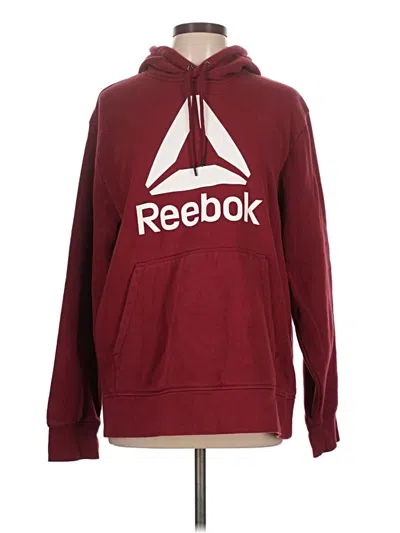 Pre-owned Reebok Fleece Jacket In Red
