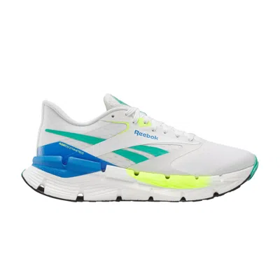 Pre-owned Reebok Floatzig Symmetros 'white Unleashed Green Blue' | Men's Size 8.5
