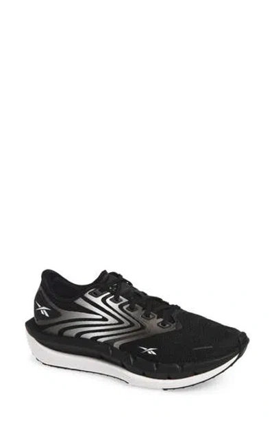 Reebok Floatzig Tread Running Sneaker In Black