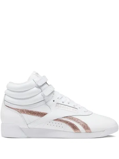 Reebok Freestyle Hi Trainers In White