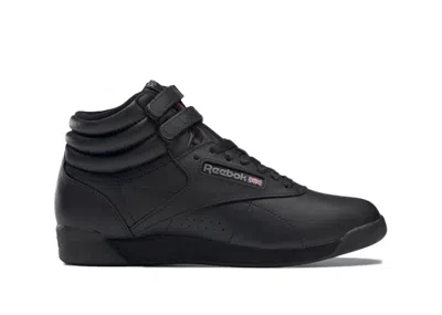 Pre-owned Reebok Freestyle Hi Triple (women's) Sneakers In Black