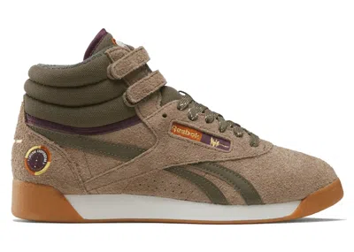 Pre-owned Reebok Freestyle Hi Walker Wear (women's) Sneakers In Army Green/olive