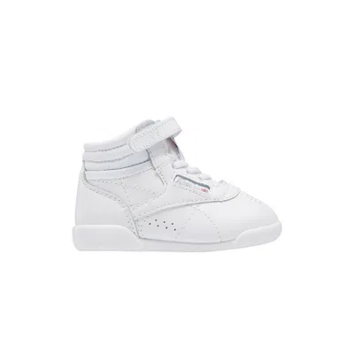 Pre-owned Reebok Freestyle High Toddler 'triple White' | Infant Size 4