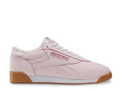 Reebok Freestyle Lo Shoes Perforated Sneakers In Pink