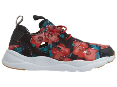 Pre-owned Reebok Furylite Fg (women's) Sneakers In Black/scarelet Red/white