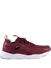 Reebok Furylite New Woven "collegiate Burg/white" Sneakers In Red