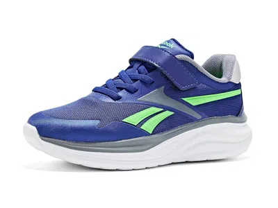 Reebok Futura Dash 1v (little Kid/big Kid) Boy's Shoes Classic Cobalt/solar Lime/grey 3: 2 Little Kid M In Multi