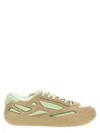 Reebok Multicolor Fabric And Rubber Future Club C Sneakers In Beige