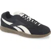 Reebok Round Toe Low-top Sneakers In Black