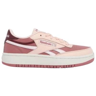 Reebok Kids' Girls  Club C Double Revenge In White/porcelain Pink/white