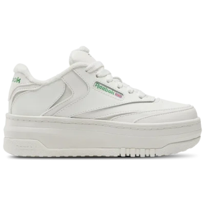 Reebok Kids' Girls  Club C Extra In Chalk/chalk/glen Green