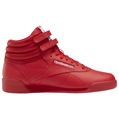 Reebok Kids' Girls   Freestyle High In Red/red