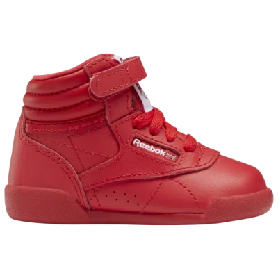 Reebok Kids' Girls   Freestyle High In Red/red