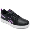 Reebok Girls Royal Prime 2.0 Casual Sneakers From Finish Line In Black,purple,white