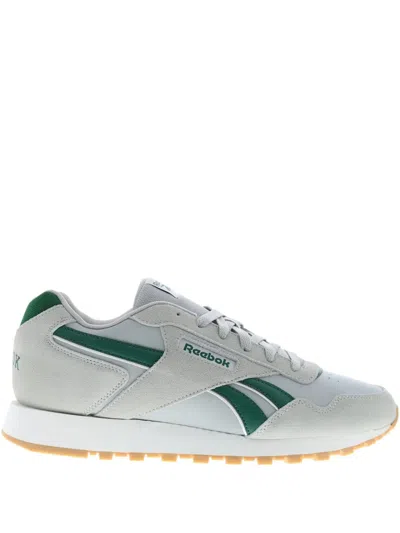 Reebok Glide "grey/dark Green" Sneakers In White