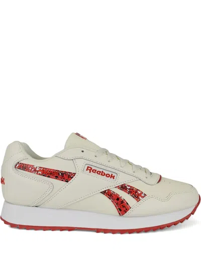 Reebok Glide Ripple "white/red" Sneakers In Neutral