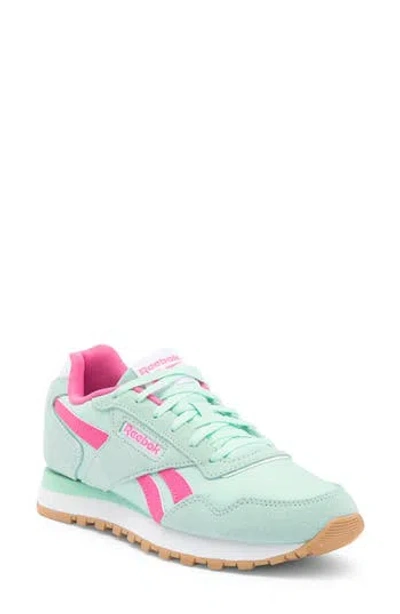 Reebok Glide Sneaker In Aqua Pink White