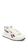 Reebok Glide Sneaker In Chalk/core Black/maroon