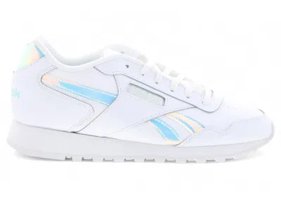 Pre-owned Reebok Glide White Iridescent (women's) Sneakers In Cloud White/mist