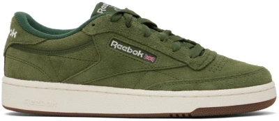 Reebok Green Club C 85 Sneakers In Varsity Green/chalk/
