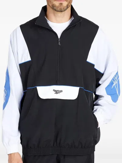 Reebok Half Zip Sweatshirt In Black