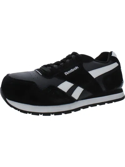 Reebok Harman Womens Suede Composite Toe Work & Safety Shoes In Black