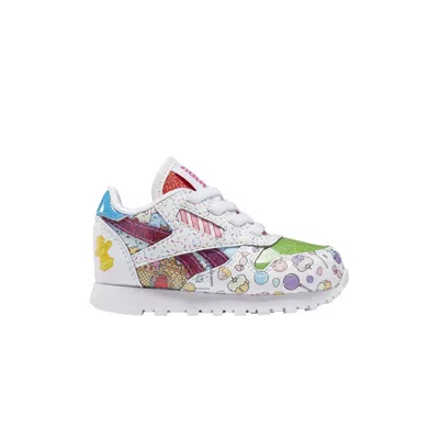 Pre-owned Reebok Hasbro X Classic Leather Toddler 'candy Land' | Multi-color | Infant Size 8.5