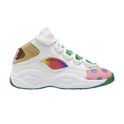Pre-owned Reebok Hasbro X Question Mid Little Kid 'candy Land' | White | Kid's Size 1