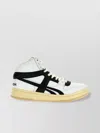Reebok High-top Sneakers With Contrasting Sole And Perforated Toe Box
