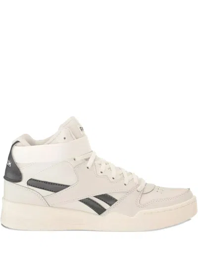 Reebok High-top Strap Trainers In Neutral