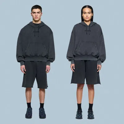 Reebok Hooded Sweatshirt In Gray