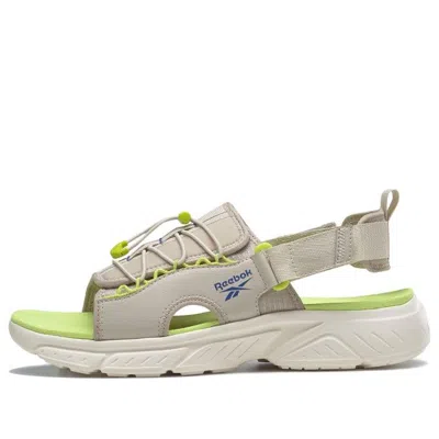 Reebok Hyperium Slides Athleisure Casual Sports Sandals Unisex Brown Green In Multi