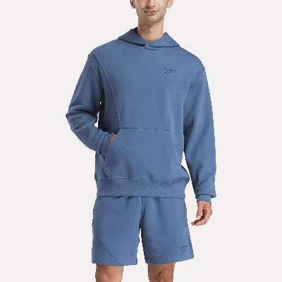 Reebok Icon Elements Hoodie In Blue