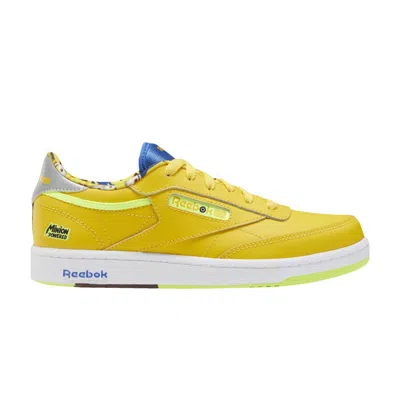 Pre-owned Reebok Illumination's Minions X Club C 85 J 'minions' | Yellow | Kid's Size 7