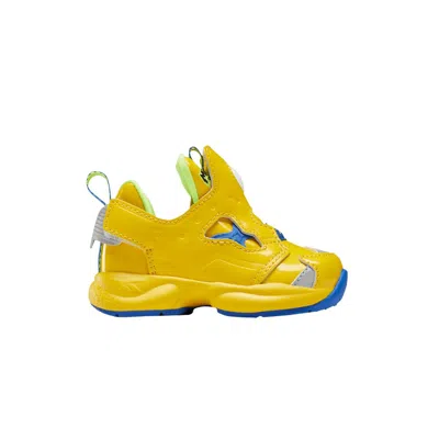 Pre-owned Reebok Illumination's Minions X Versa Pump Fury Toddler 'minions' | Yellow | Infant Size 6