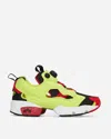 Reebok Instapump Fury X Gtx Black/acid Yellow/vector Red Men's High Shoe In Yellow
