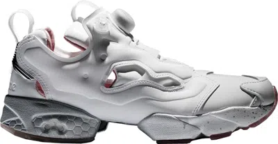 Pre-owned Reebok Instapump Fury Epitome Vitruvian Woman (women's) Sneakers In White/steel/burgundy