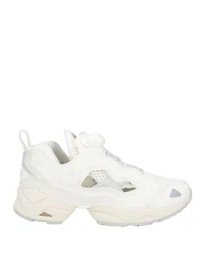 Reebok Instapump Fury Man Sneakers White Size 7.5 Textile Fibers